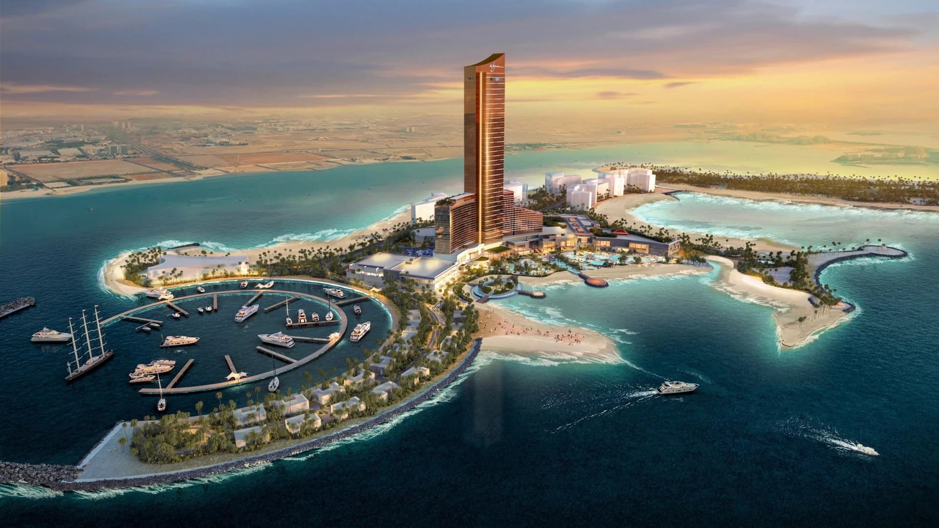 WYNN Al Marjan Island Resort - Luxuriöse Architektur und Design
